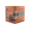 Wood Guitar Leather Wallet