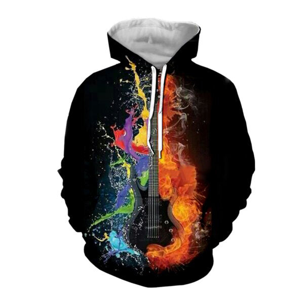 Guitar Art 3D Full Print Shirt