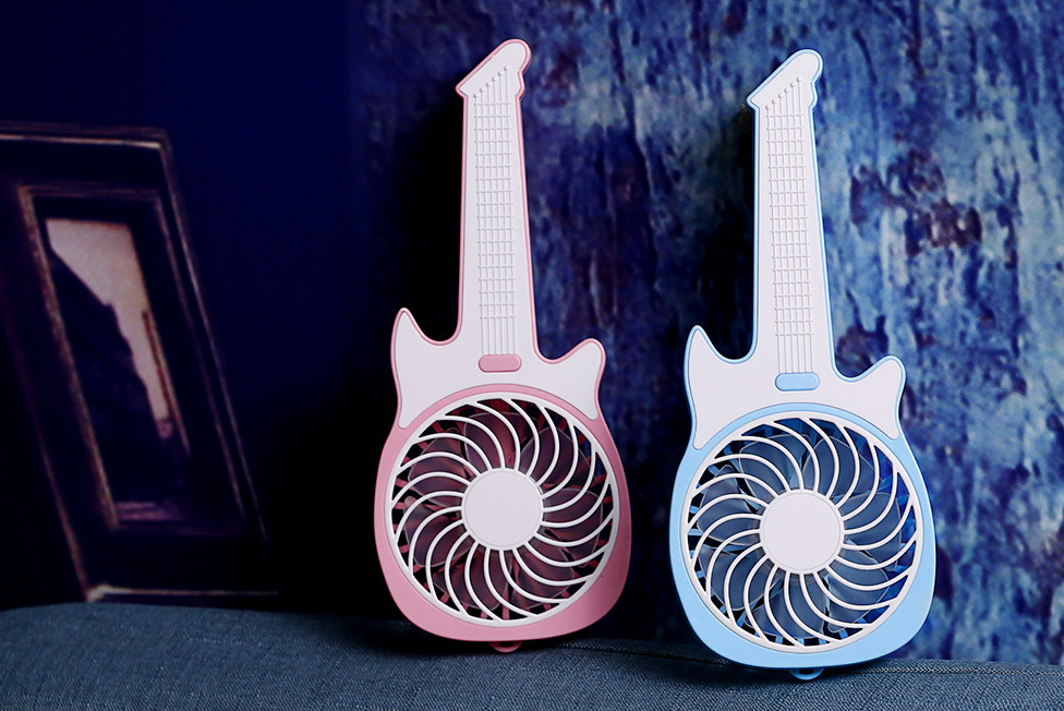 Guitar Mini Charging Fan
