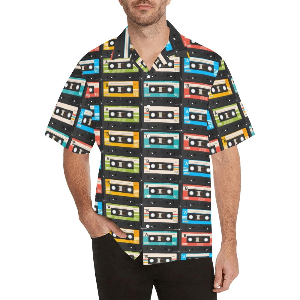 Cassette Tape Hawaiian Shirt