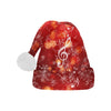 Music Notes Christmas Santa Hat