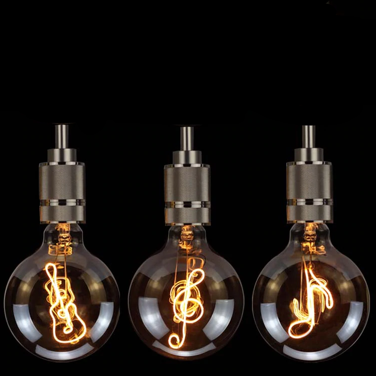 Vintage Music And Guitar Led Bulb