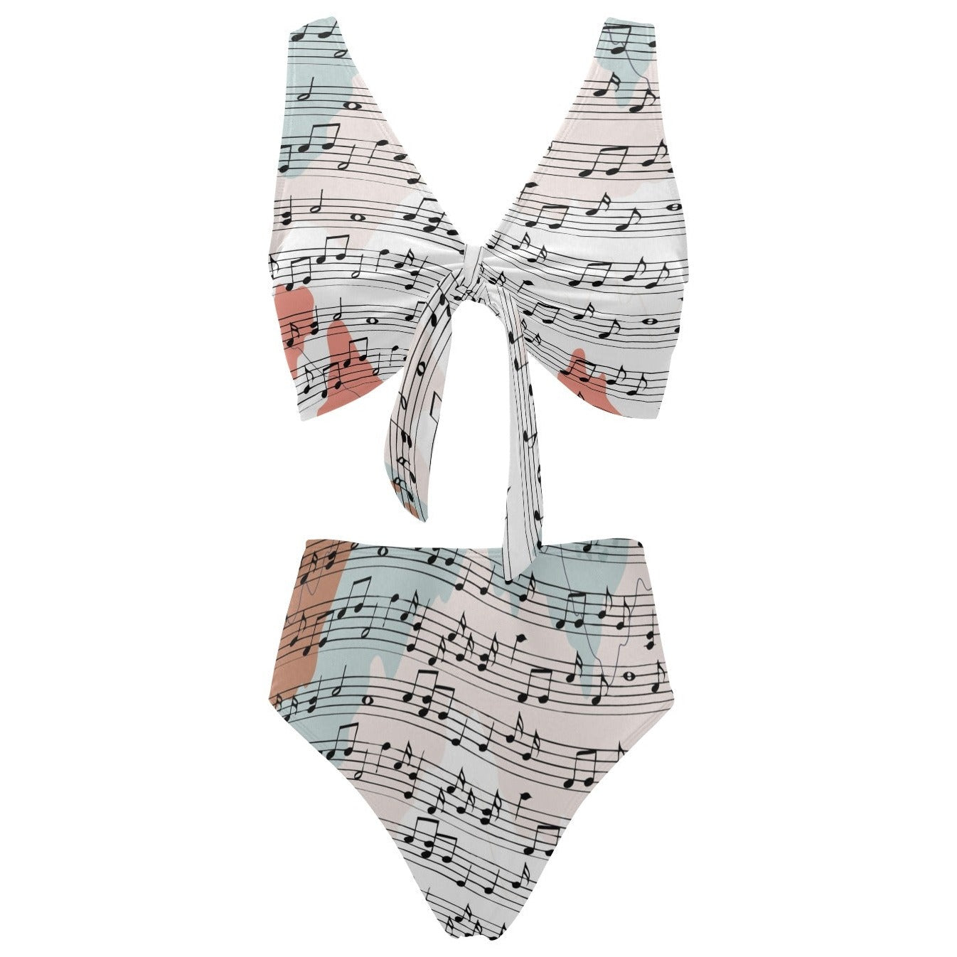 Music Abstract Bikini Swimsuit
