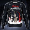 Christmas Begin With Saxophone Songs Sweatshirt