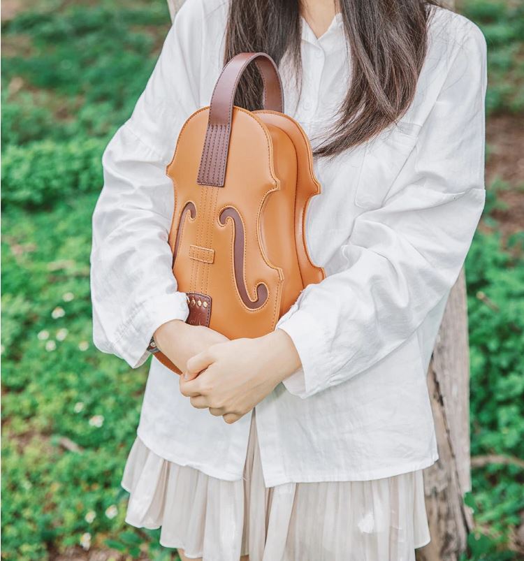 Vintage Violin Shoulder Bag
