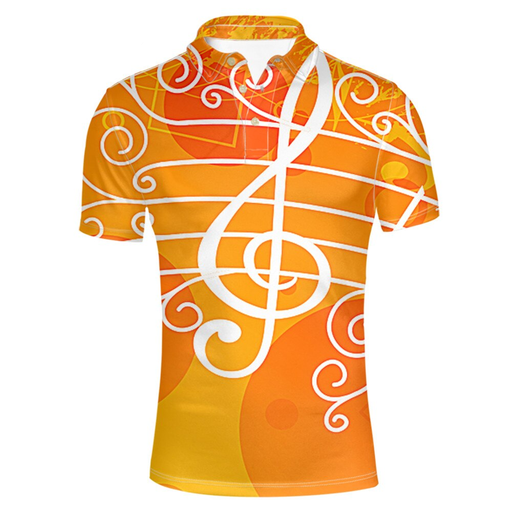 Music Piano Keys Men Polo Shirt