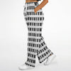 Piano Keys Athletic Flare Jogger