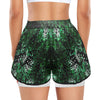 Musical Green Sports Shorts