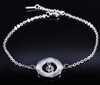 Music Note Crystal Anklet