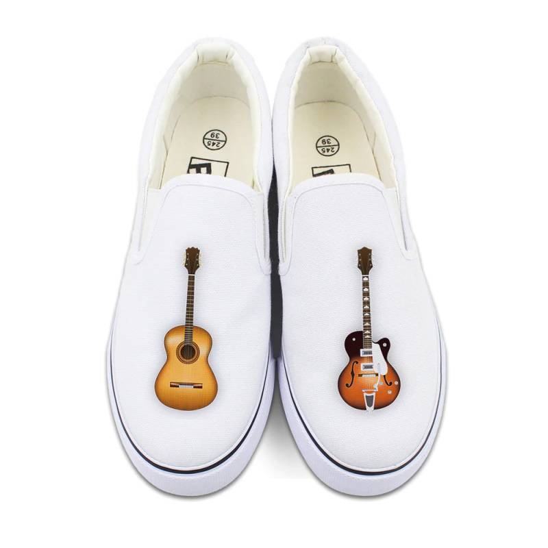 Low Top Guitar Canvas Sneakers