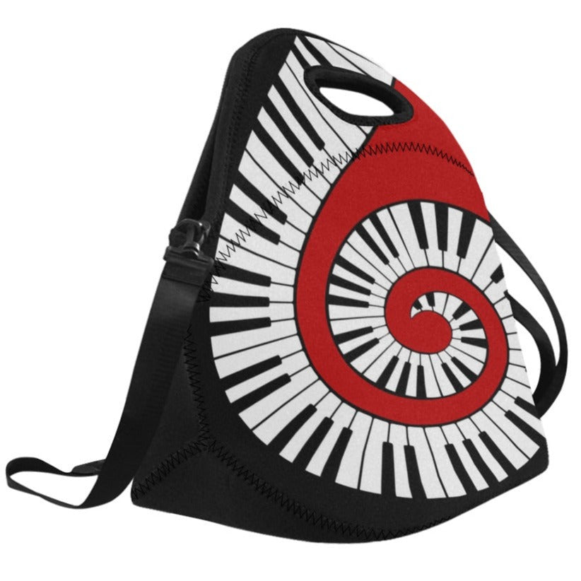 Piano Keys Twisted Neoprene Lunch Bag