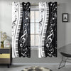 Classic Piano Gauze Curtain 28"x63" (Two Pieces)