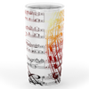 Music Sheet White Tumbler