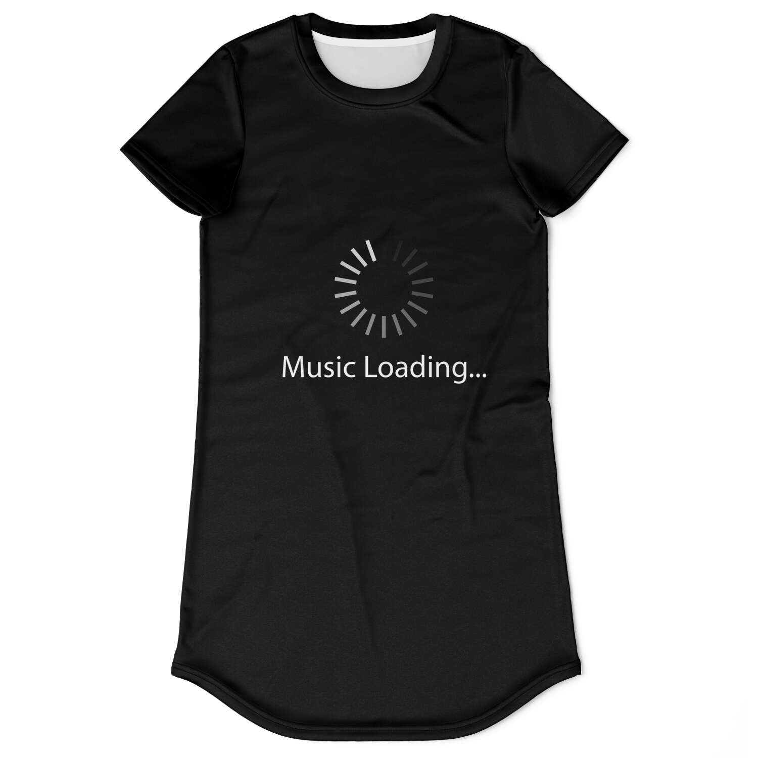 Music Loading T-Shirt Dress