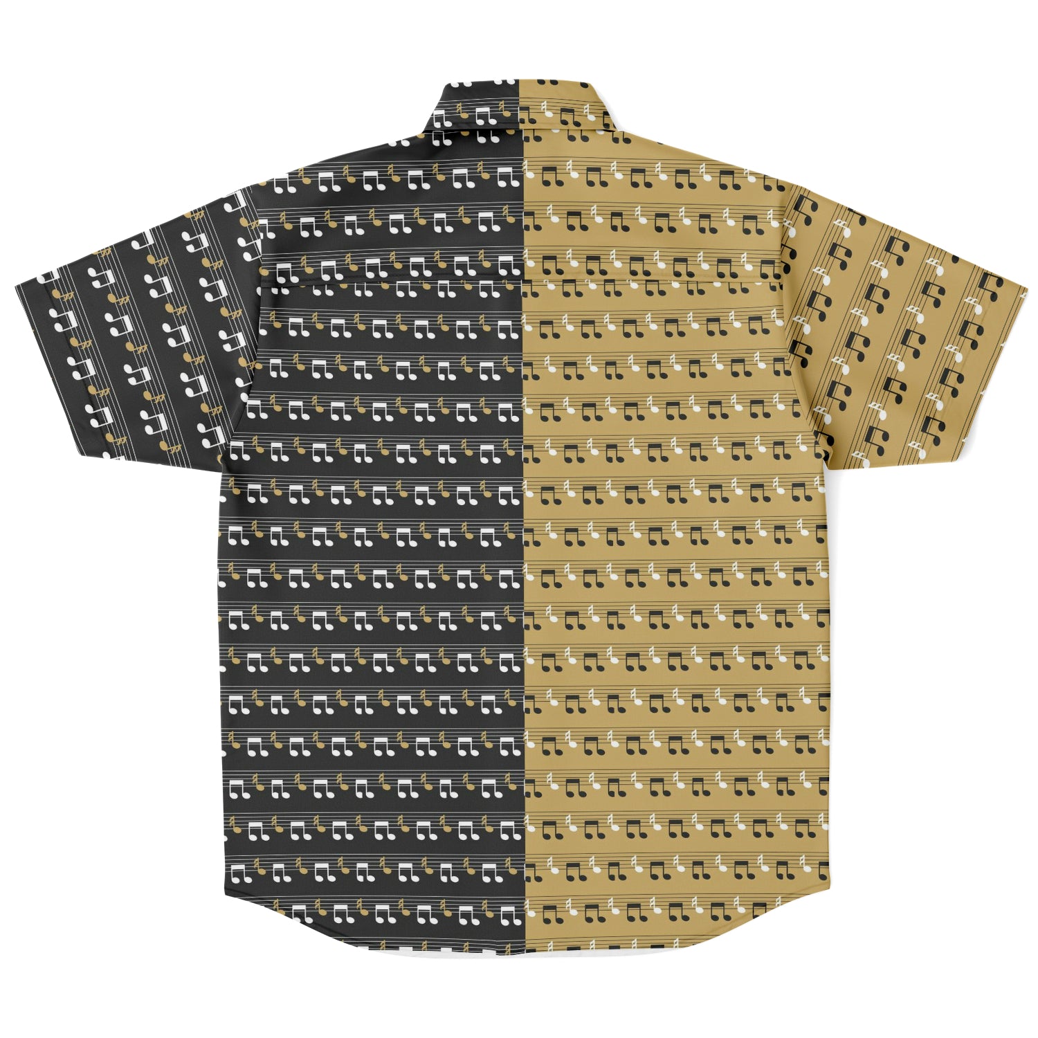 Music Notes Short Sleeve Shirt