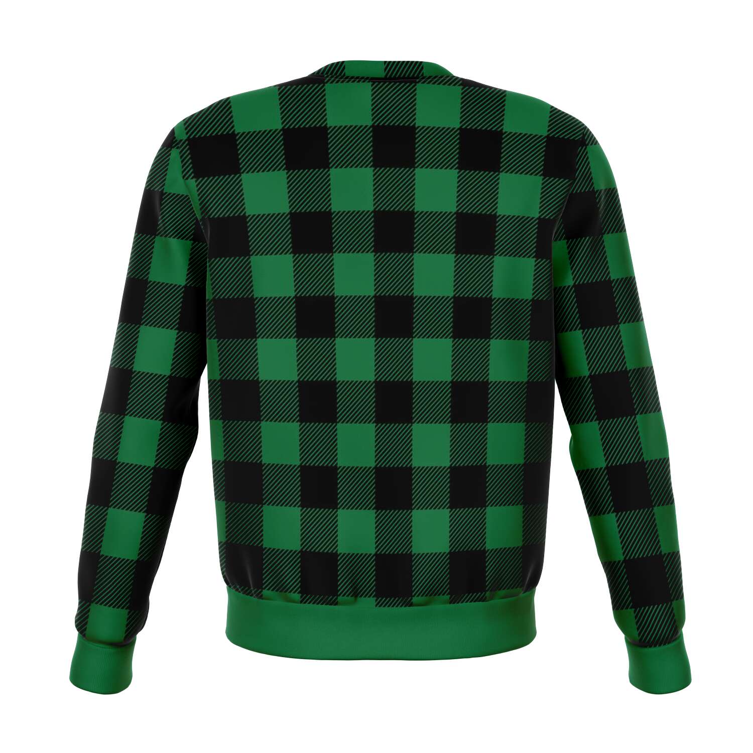 Santa Claus Playing Guitar Green Sweatshirt