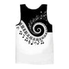 Piano Music 3D Printed Tank Top