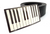 Piano Keyboard Metal Buckle Belt