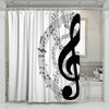 Music Notes Shower Curtain