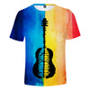 Colorful Guitar View T-shirt