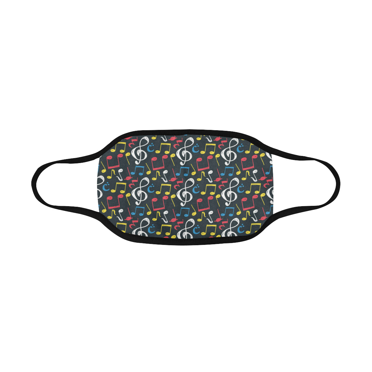 Colorful Music Notes Mask