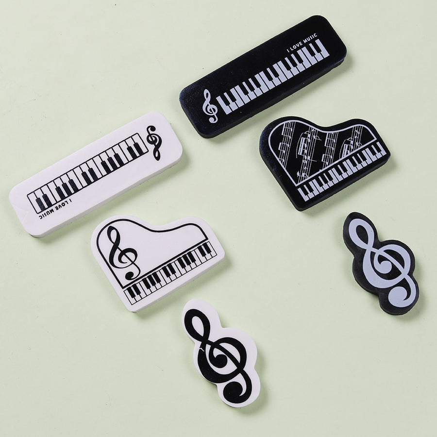 3pcs Piano Eraser Set