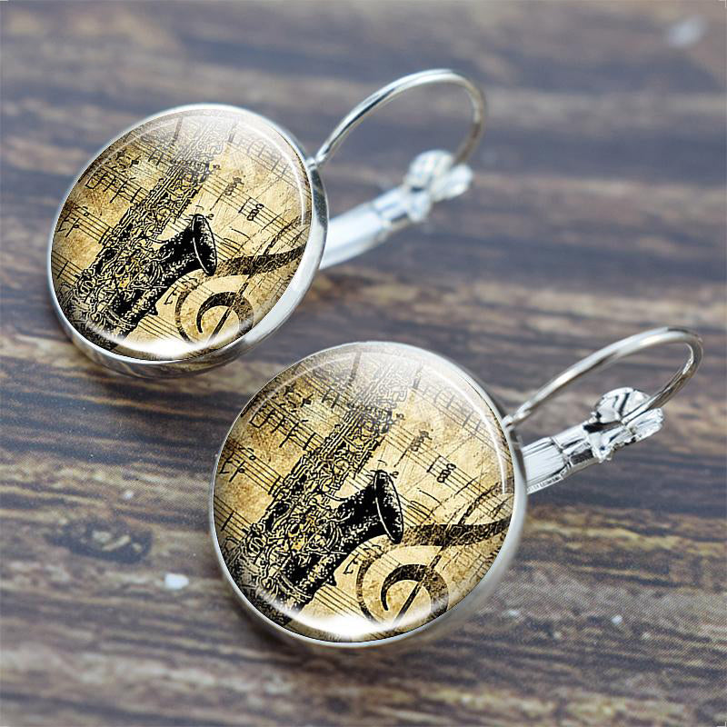 Free - Vintage Music Instruments Earrings