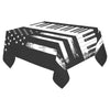 Piano Keys American Flag Tablecloth
