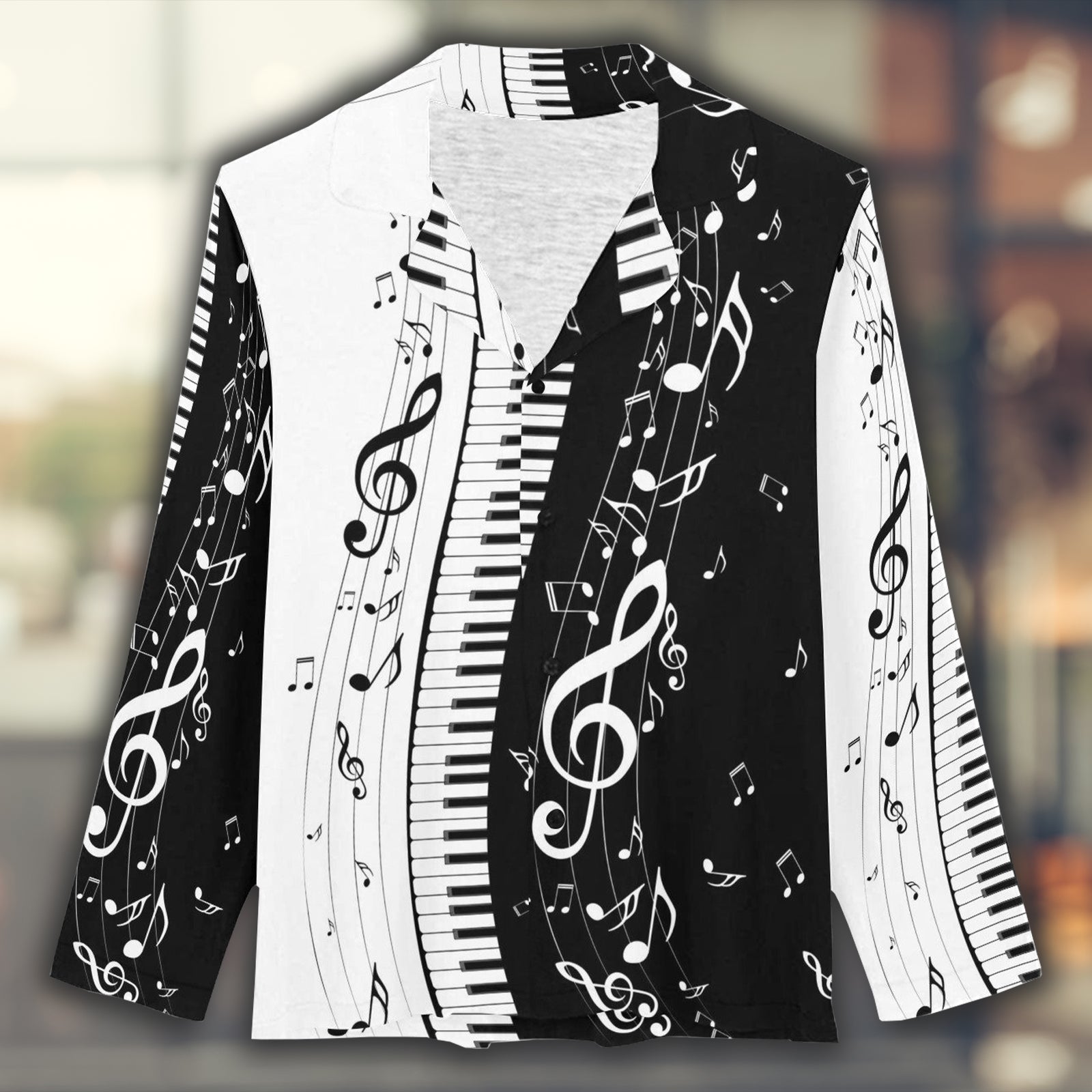 Piano Keys Music Long Sleeve Shirt