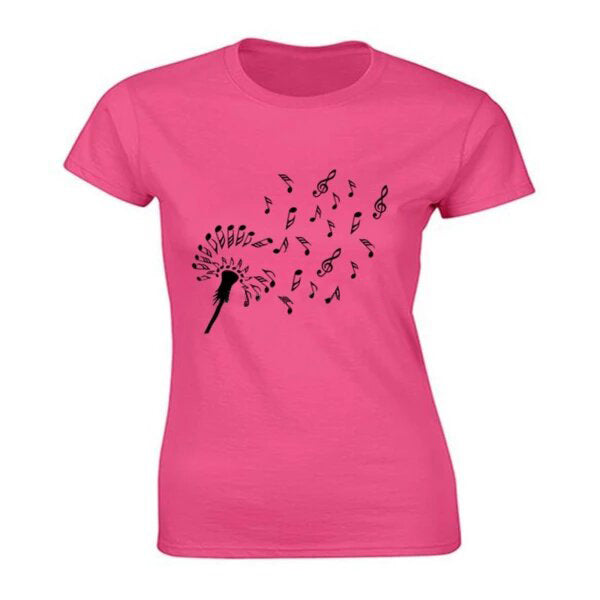 Music Symbol Print T-shirt