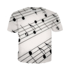 Music Notes 3D Print T-shirt
