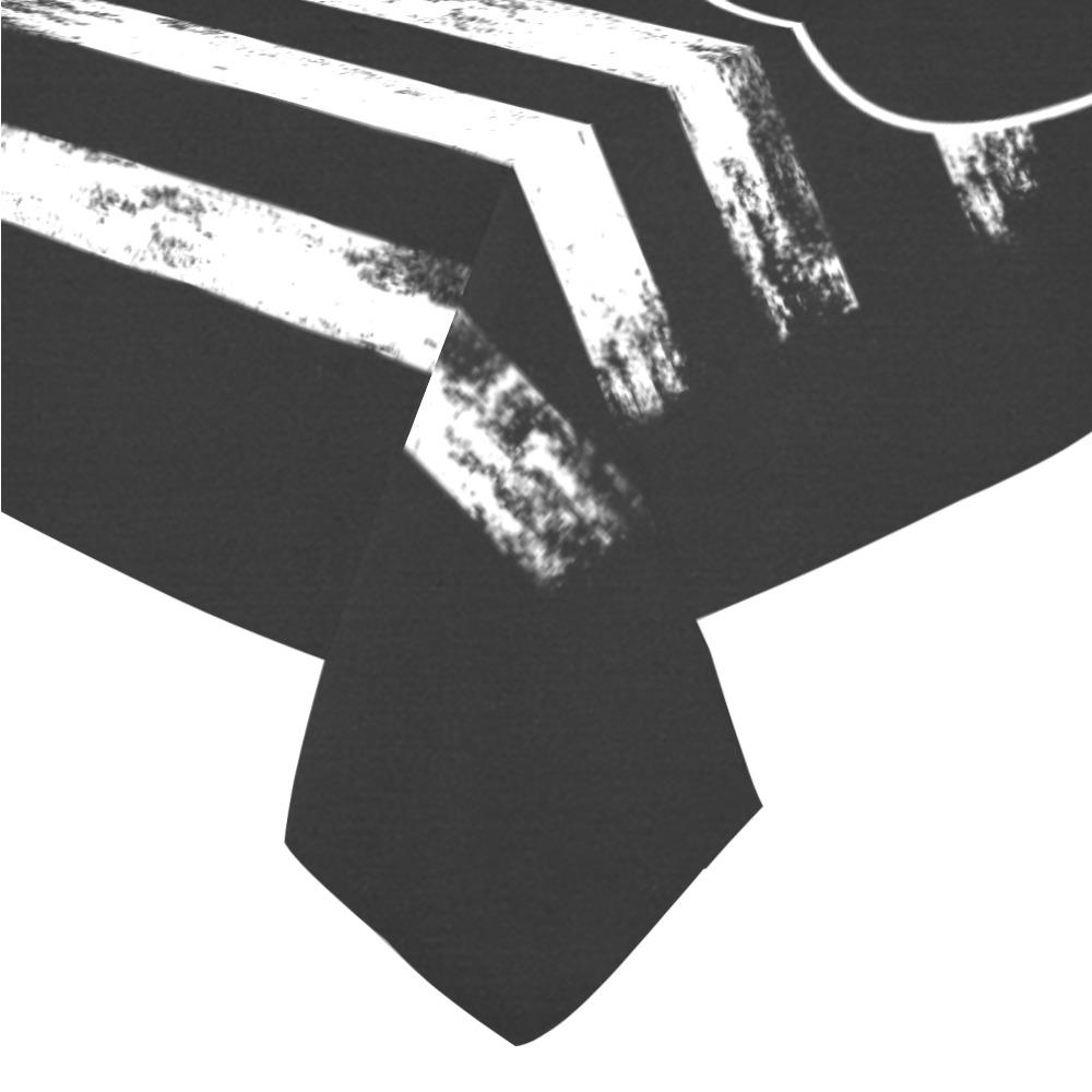 Guitar American Flag Tablecloth