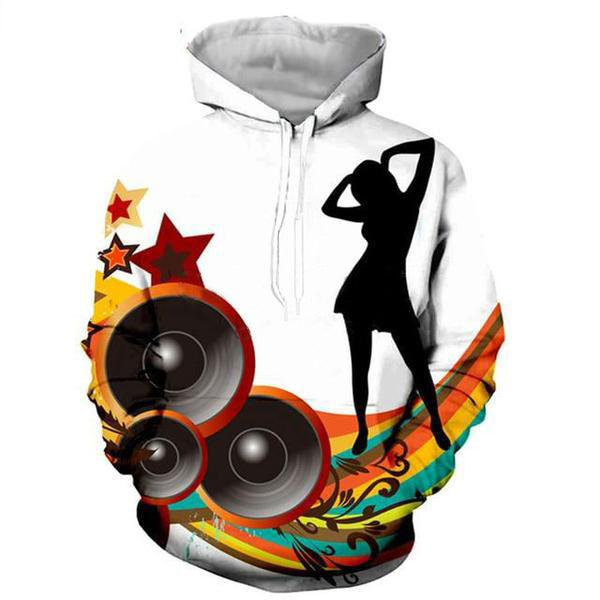 Music 3D Printed Hoodie