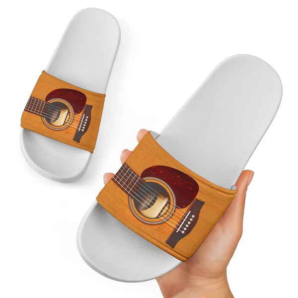 New! Wooden Guitar Slide Sandals