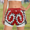 Music Piano Red Sports Shorts