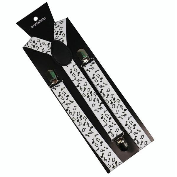Free - Music Note Clip-on Suspenders