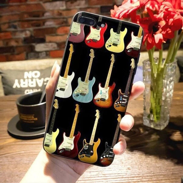 Free - Music Guitar Print iPhone Case