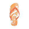 Orange Music Flip Flops (Unisex)