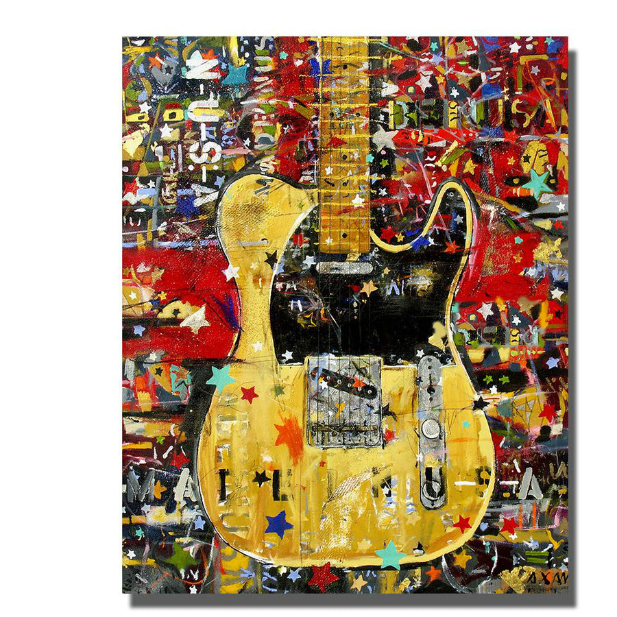 Guitar Canvas Wall Art