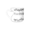 Music Sheet Heart-shaped Mug