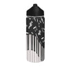 Piano & Music Insulated Bottle With Straw Lid