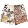 Music Notes Birds Shorts