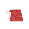 Red Music Playing Cards