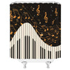 New Music Piano Shower Curtain