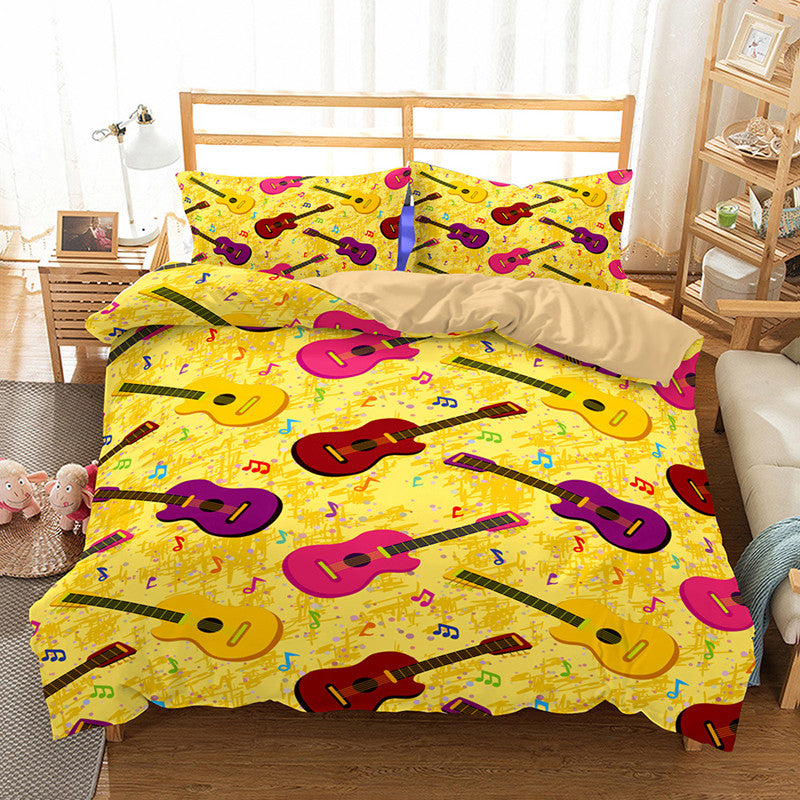 Music Instruments Bedding Set