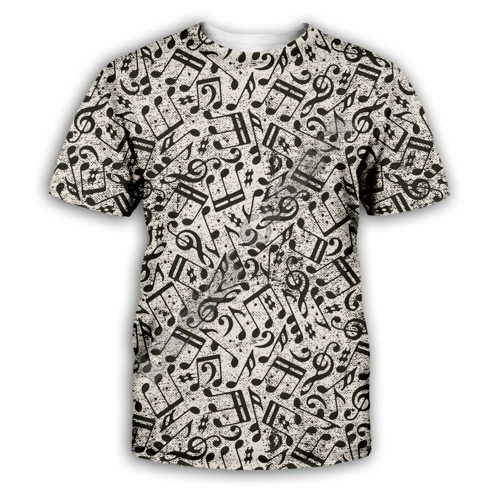 Music Notes Print Streetwear