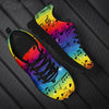 Rainbow Music Print Mesh Sneakers