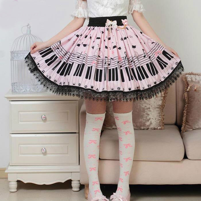 Piano & Melody Printed Skirt