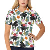 Piano Floral Polo Shirt