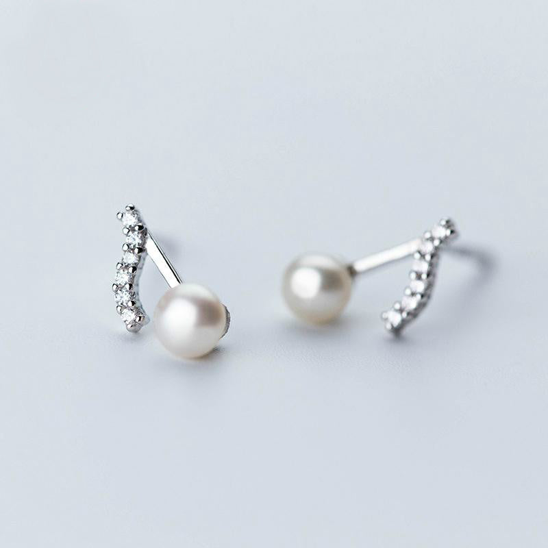 Quaver Pearl Earrings